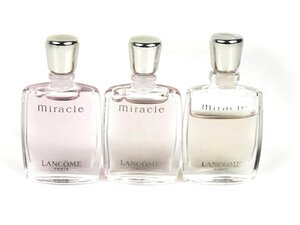 ランコム　LANCOME　miracle　ミラク　オードパルファム　ミニボトル　5ml×3　ミニ香水　YMK-875