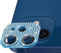 ♥iPhone 12 カメラレンズ保護カバー アルミニウム合金＋強化ガラス製
