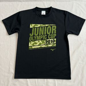 Mizunoミズノ　半袖Ｔシャツ　黒　サイズS　JINIOR　OLYMPIC2019　