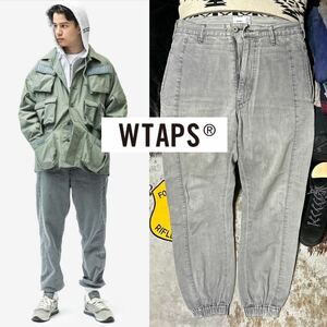 ［2019AW／付属品あり］完売《★ WTAPS ★》ストーンウォッシュジョガーデニム ダブルタップス BOONIE ブーニー グレー 窪塚洋介 着用 