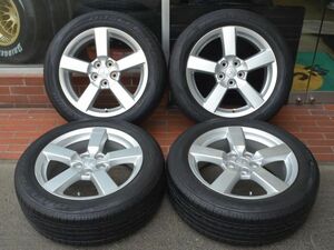 18in ミツビシ アウトランダー 純正 18X7.0J PCD 114.3 5穴 +38 ブリヂストン デューラ H/Pスポーツ 225/55R18タイヤ付 デリカ D:5等にも