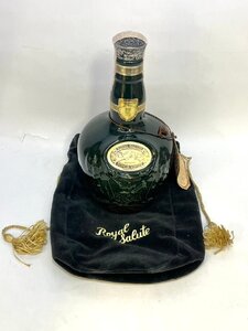 【DHS3673AT】【未開栓 古酒】ROYAL SALUTE ロイヤルサルート 21年 グリーン 陶器ボトル スコッチウイスキー 容量700ml 40% 総重量1294g