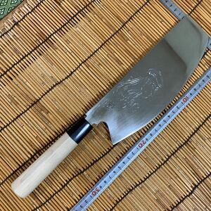 寿司切り包丁　美術彫刻　 Japanese kitchen knife art sculpture