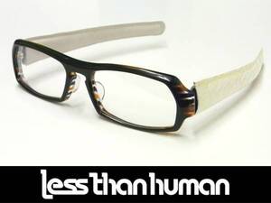 ラスト1本！デッドストック Less than human　Dennis.N　着せ替え回転式レザー　白 未使用品 鯖江製 発送 レターパック