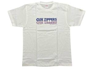 未使用品 XL Lewis Leathers CLIX ZIPPERS T-SHIRT ルイスレザー Tシャツ クリックスジッパー ホワイト