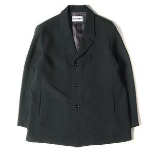 美品 ATTACHMENT アタッチメント ポリ アセテート ジャージ イージー 3B テーラードジャケット PE/AC AMUNZEN 3B JACKET 22AW グリーン 2