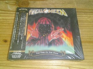 アウターケース付 CD：HELLOWEEN ハロウィン タイム・オブ・ジ・オウス エクスパンディッド・エディション：帯付：2枚組：シュリンク付