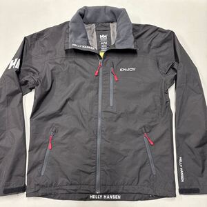 HELLY HANSEN 30263 メンズ クルージャケット フルジップ ジャケット アウター Mサイズ ブラック 黒 REGULAR NORMALE ヘリーハンセン 