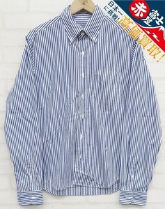 8T1246【クリックポスト対応】SOPHNET L/S B.D SHIRT COTTON STRIPE ソフネット 長袖ストライプシャツ