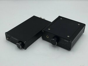 ♪▲【FX-AUDIO-/KORG】デジタルアンプ/ヘッドホンアンプ 2点セット FX-98E/DS-DAC-10 まとめ売り 0905 4