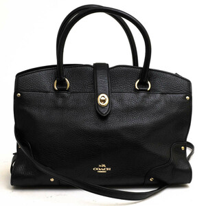 COACH コーチ ハンドバッグ 37575 Mercer Satchel 30 マーサー サッチェル 30 グレインレザー 牛革