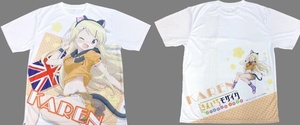 コミケ93きんいろモザイク Pretty Days九条カレン両面フルグラフィック　Tシャツ