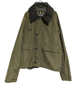 極美品！定価45000円 barbour spey ノンオイル ジャケット バブアー ナイロン ブルゾン カーキMサイズ スペイ 