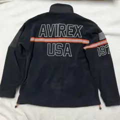 AVIREXフリースジャケット ボア USA ポーラテック gen2 2XL 黒