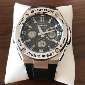 【カシオ】 ジーショック G-STEEL 新品 腕時計 電波ソーラー GST-W110-1AJF ブラック 男性 CASIO メンズ 未使用品