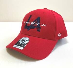 47 Brand ブランド NFL Los Angeles Rams ラムズ Super Bowl 56 LVI Adjustable キャップ フリー サイズ