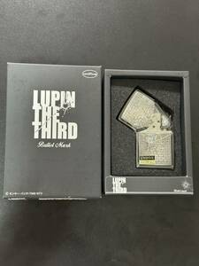 zippo LUPIN THE THIRD Bullet Mark トリック 次元大介 2003年製 ルパン三世 立体メタル UNIFIVE デットストック 専用ケース 保証書