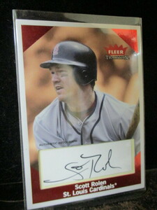 ★野球カード　S・ローレン　　2004 FLEER Tradition Retroapection Autographs 56/60 即決!!