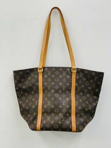 [美品] LOUIS VUITTON ルイヴィトン サックショッピング トートバッグ M51108 モノグラム ブラウン ショルダーバッグ 肩掛け 