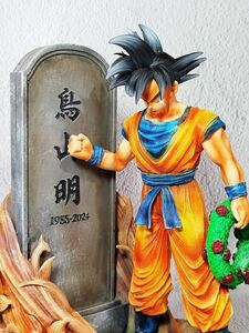  ドラゴンボール 孫悟空 鳥山明 鳥山ロボ 追悼 追悼記念 海外限定 漫画 風 フィギュア PVC リペイント 箱無し 23cm