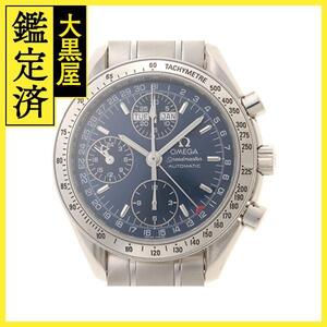 OMEGA　オメガ　時計　スピードマスター デイデイト　SS　自動巻き　3523.80.00　ブルー文字盤　メンズ【431】2148103732478