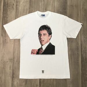 ★激レア★ SCARFACE × BAPE Tシャツ Lサイズ a bathing ape スカーフェイス エイプ ベイプ Al Pacino scar face nigo アルパチーノ 2046