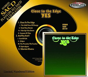 新品 即決 Audio Fidelity SACD イエス 危機 Yes Close to the Edge オーディオ・フィデリティ