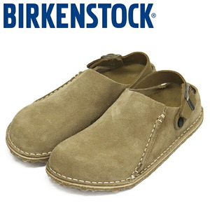 BIRKENSTOCK (ビルケンシュトック) 1025297 LUTRY Premium Suede ルトリー スエードレザーサンダル GRAY TAUPE ナロー幅 BI353 36-約23.0cm