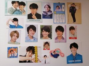 aぇ!group 正門良規 2013年～ 付録セット MYOJO データーカード シール 厚紙カード デタカ 切り抜き winkup duet potato 2016 2018