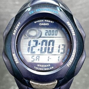 CASIO カシオ G-SHOCK ジーショック G-2800 腕時計 デジタル タフソーラー 電波ソーラー 多機能 カレンダー ラバーベルト ネイビー メンズ