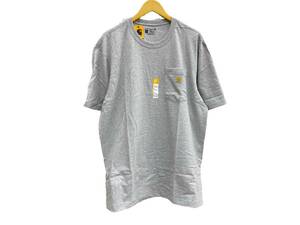 Carhartt (カーハート) S/S POCKET T-SHIRT ポケットTシャツ 半袖 K87 L ヘザーグレー メンズ/009