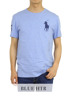 新品 アウトレット A427 XLサイズ 半袖 Tシャツ 無地 ワンポイント polo ralph lauren ポロ ラルフ ローレン blue htr