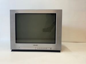 1円〜 再出品 通電確認済み SONY ソニー KV-21DA1 21型Trinitron ブラウン管テレビ トリニトロン TV レトロ