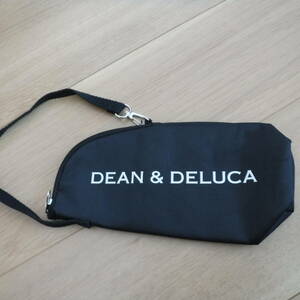 税不要特価 新品!DEAN＆DELUCA ディーン＆デルーカ ディーンアンドデルーカ 黒 ロゴ入り 保冷ボトルケース♪クーラーボトルケース