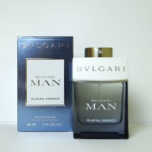 ◆ごえん堂◆香水◆定価\23.210!!! BVLGARI ブルガリ マン グレイシャル エッセンス EDP　60ml　ほぼ満量　箱付き◆6