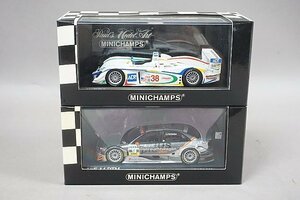 ミニチャンプス PMA 1/43 Audi アウディ A4 Team Rosberg DTM 2006 #16 / R8 ALMS プチ・ルマン 2002 #38 2点セット