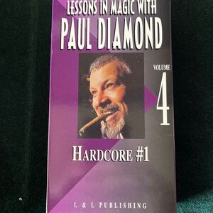 【マジックビデオ】LESSONS IN MAGIC WITH PAUL DIAMOND Vol.4 HARDCORE #1