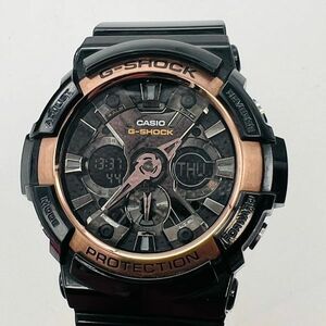 CASIO カシオ G-SHOCK Gショック GA-200RG GA-200RG-1A ローズゴールド × ブラック アナデジ メンズ 腕時計 中古 良品 稼働品