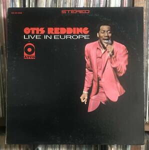 Otis Redding / Live In Europe LP US盤　オーティス・レディング　ライヴ　