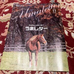 雑誌『うまレター〜馬産地から季節の便り〜』2022年11月号Vol.185