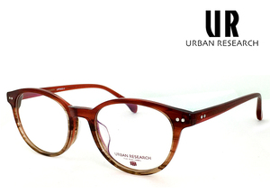 新品 アーバンリサーチ メガネ urf8003-3 URBAN RESEARCH 眼鏡 メンズ レディース アーバン リサーチ レッド 赤 ブラウン ボストン型