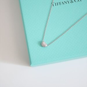 継続販売品 / TIFFANY&Co. ティファニー / エルサ・ペレッティ ビーン デザイン ペンダント プラチナ / 2408-0955