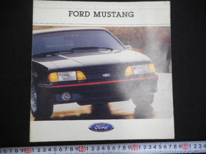 本　車　カタログ　オリジナルの当時物　１９８８年　マスタング　MASTANG FORD