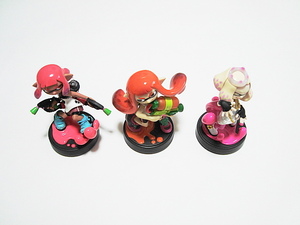 即決 Nintendo Switch アミーボ ガール オレンジ + ヒメ + ネオンピンク 3個セット スプラトゥーン amiibo スイッチ 