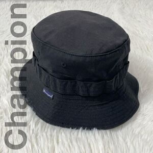 Champion チャンピオン ロゴ バケットハット ブラック M CP005