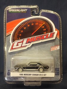 グリーンライト マッスル 1/64 68年型 マーキュリー クーガー ジー・ティー・イー GREENLiGHT GL Muscle Mercury Cougar GT-E 427 FE