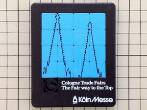 外国のパズル： KolnMesse デザイン 雑貨 広告 宣伝 ヨーロッパ ビンテージ