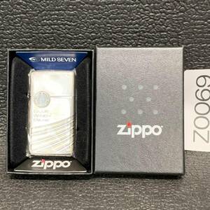 1000円スタート ZIPPO Armor 未使用 アーマー マイルドセブン MILD SEVEN BLUE Windy Park 限定品 化粧箱有り スリム ジッポー Z0069 