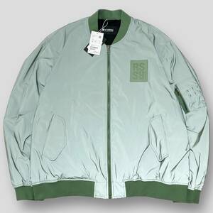 新品 RAF SIMONS / ラフシモンズ 23SS Classic bomber with leather patch / クラシックボンバージャケット 231-M619 48 SSM3770 MA-1