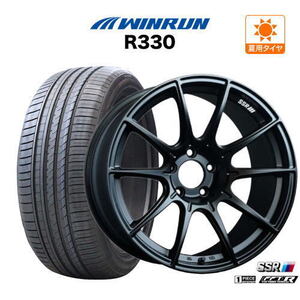 18インチ ホイール 5穴 7.5J pcd100 114.3 タナベ SSR GT X01 ウインラン R330 225/40R18 カローラスポーツ等